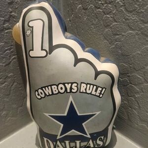 Dallas Cowboys No 1 Suction Cup Stuffed Animal